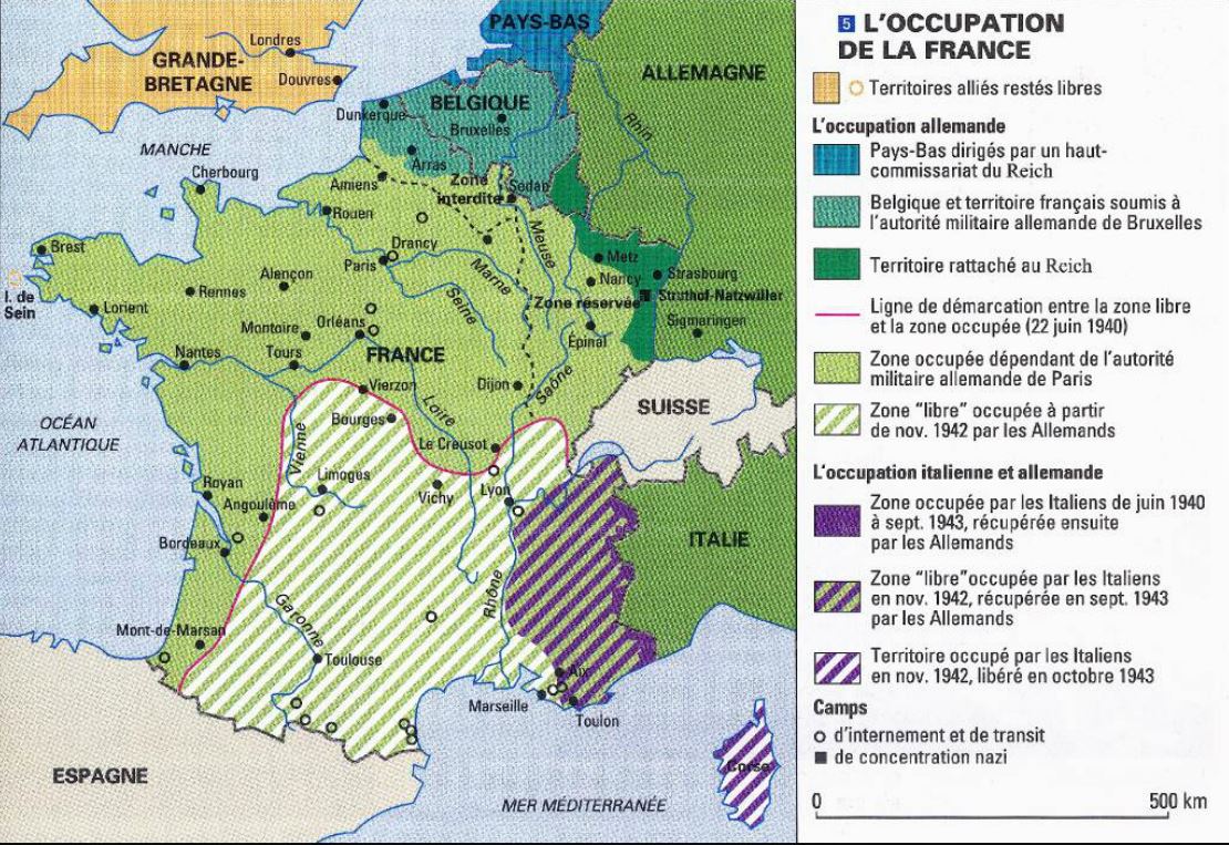 occupation de la france